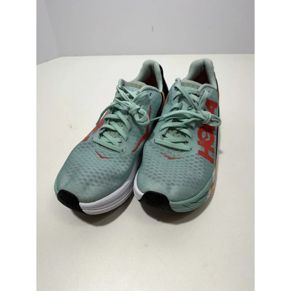 Hoka One One Rocket X Shoes Mens Size 8 Blue‎ Running Sneakers 1113532 EBBC